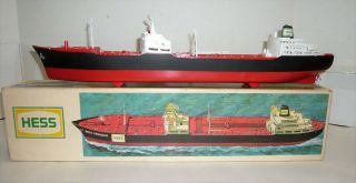 Rare Vintage 1966 Hess Voyager Tanker Ship W/box