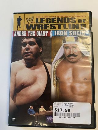 Wwe: Legends Of Wrestling - Andre The Giant And Iron Sheik (dvd,  2010) Rare Htf