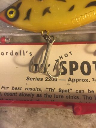 COTTON CORDELL ' S TH ' HOT SPOT SERIES 2200 VINTAGE BOX Papers Rare Color 2