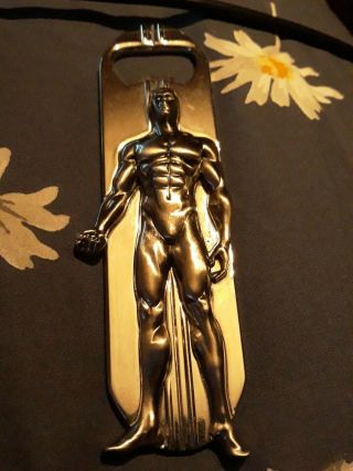 Rare Marvel Collectible Silver Surfer Bottle Opener Vg Cond