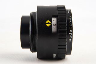 Rodenstock Rodagon G 50mm f/2.  8 Darkroom Enlarging Lens NEAR RARE V12 6
