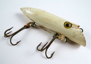 Vintage Martin Wood Salmon Plug Fishing Lure,  Breakaway Hook Harness 2