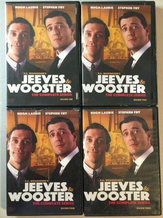 Rare Jeeves & Wooster Season 1 - 4 - 8 Dvds - 1990 - 93 Complete Series Hugh Laurie