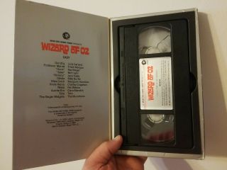 WIZARD OF OZ (VHS 1980) Judy Garland,  Frank Morgan,  Ray Bolger,  Jack Haley RARE 2