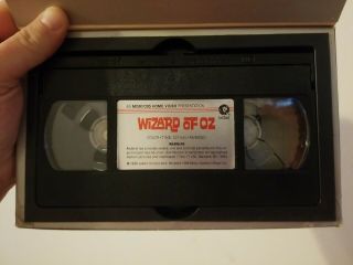 WIZARD OF OZ (VHS 1980) Judy Garland,  Frank Morgan,  Ray Bolger,  Jack Haley RARE 3