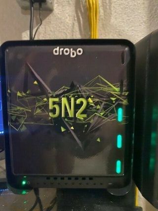 Drobo 5n2 Nas Drds5a21 Loaded With 10tb & 256gb M550 Msata Accelerator - Rare