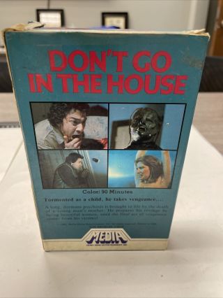 Don ' t Go Into The House Media BETA Horror OOP Rare (Not Vhs) 3