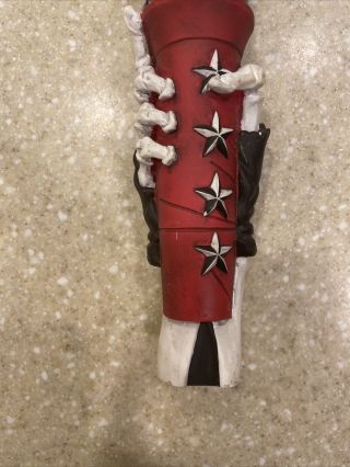 REBEL KETTLE BREWING beer tap handle.  ARKANSAS.  Dead and buried East Sixth RARE 3