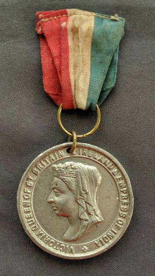 Queen Victoria Diamond Jubilee 1897 Wakefield West Yorkshire Tribute Medal