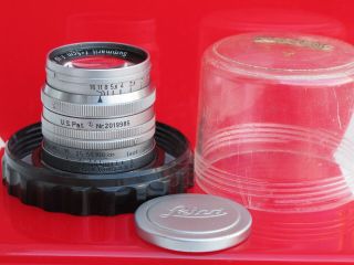 Rare Leica Sm Ltm 5cm F:1.  5 Summarit Lens With Cap/bubble,  Taylor Hobson " Lqqk "