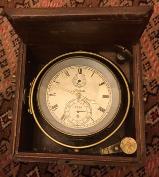 Rare Glashutte SA GUB Chronometer German Marine Clock Repair 2