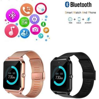 For Ios Android Bluetooth Smart Watch Gsm Sim Phone Mate Z60 Stainless Steel