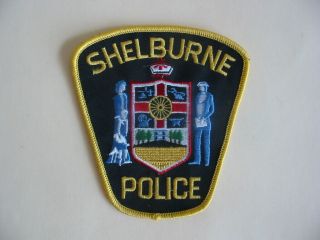 Rare Old Style Patch Of The Shelburne Police.  Ontario,  Canada