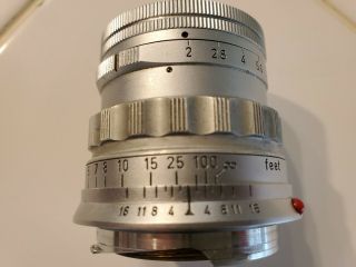 Leica Summicron - M 50mm F/2 Rigid Lens.  Rarely