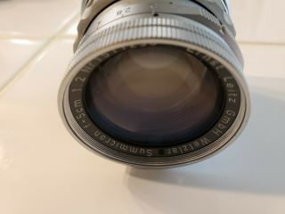 Leica SUMMICRON - M 50mm f/2 Rigid Lens.  Rarely 6