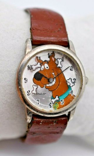 Vintage Armitron Silver Tone Scooby Doo Quartz Watch,  Running,  Analog 2100/182