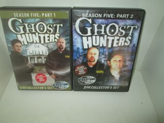 Ghost Hunters - Season Five Part 1 & 2 Rare (6 Disc) Dvd Set Sci - Fi Channel