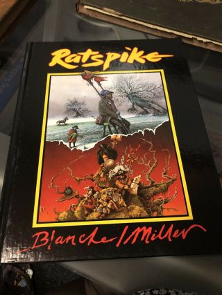 Rare Ratspike Graphic Novel Gw Books 1989 John Blanche And Ian Miller