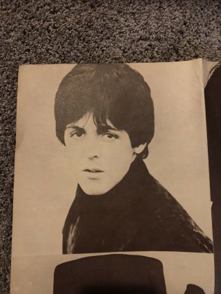 Vintage • The Beatles - Poster • Black & White • Rock & Roll Art Print 2
