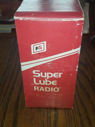 Vintage Rare Fs Lube Oil Can Radio - Cool