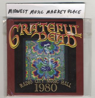 The Grateful Dead - Radio City Music Hall 1980 - Rare Oop Japan 2cd Set -