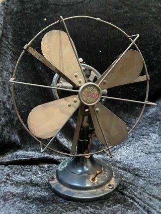Rare Antique Vintage Veritys " The Zephyr " Electric Fan 1920 