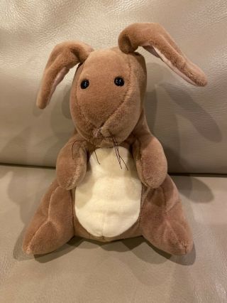 Vintage Mary Meyer Bunny Rabbit Ears Plush Tan Brown 7” Toy