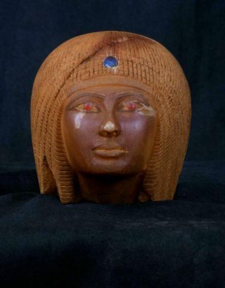 Rare Ancient Egyptian Antique Queen (kiya) Wife Of Akhenaten Stone Bc