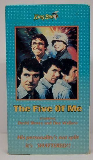 The Five Of Me Vhs Rare Not On Dvd Cult Film Obscure King Bee Video Sybil