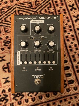 Moog Midi Murf Mf - 105m Modulation Pedal Or Rack Moogerfooger Rare Find