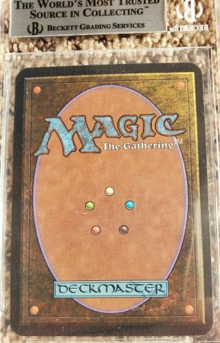Vintage Magic | MTG BGS 8.  5 Alpha Icy Manipulator,  w/9,  9.  5 SUB, 5