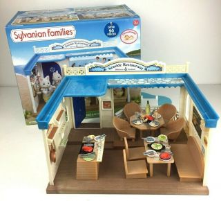 Sylvanian Families Seaside Restaurant Boxed Complete Calico Critters 4190