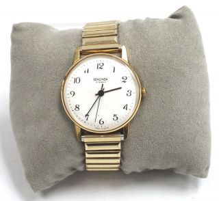Vintage Sekonda 17 Jewels Gold Toned Mechanical Wristwatch Spares/repairs - C40