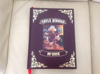 Extremely Rare Disney Scrooge Mcduck By Carl Barks His Lief And Time Hardcover