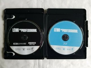 LEON THE PROFESSIONAL 4K ULTRA HD BLU - RAY DVD COMBO PACK 2 - DISC SLIPCOVER RARE 3