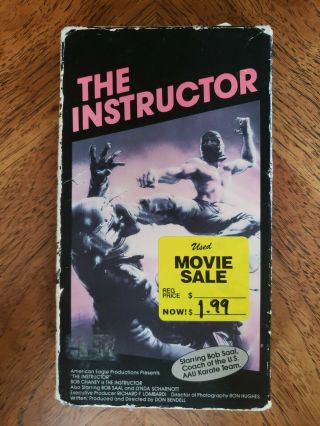 The Instructor (vhs,  1984) Vintage Rare.