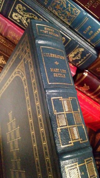 Celebration Mary Lee Settle Franklin Library Leather Rare Signed First Edition
