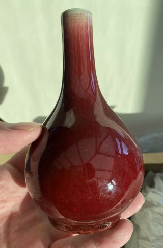 A Rare Early 19th Century Chinese Red Glaze Vase
