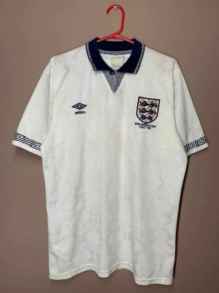 England World Cup Italy 1990 Vintage Ultra Rare Umbro Shirt Jersey 2