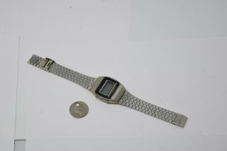 Vintage Omni Quartz Mens Watch - Alarm Chronograph - Slim Lcd Digital Wristwatch