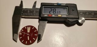 Vintage 1960s Bulova Sea King Men ' s Watch Dial - Replacement Part 2