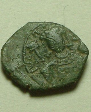 Rare Ancient Byzantine Coin 1/2 tetarteron John II 1118AD Christ gospels 2