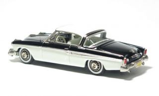 MOTOR CITY USA 1955 Studebaker President Speedster 1:43 Model Black/White RARE 4