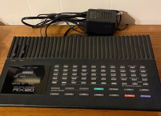 Rare Yamaha Rx120 Digital Rhythm Programmer W/ Power Supply Ac/dc Great