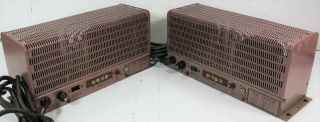 Rare Vintage Matching Pair Fisher 30 - A Mono Tube Amps Amplifiers