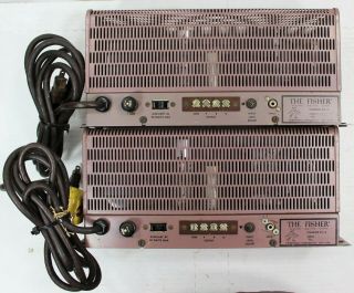 RARE Vintage MATCHING PAIR Fisher 30 - A Mono Tube Amps Amplifiers 2