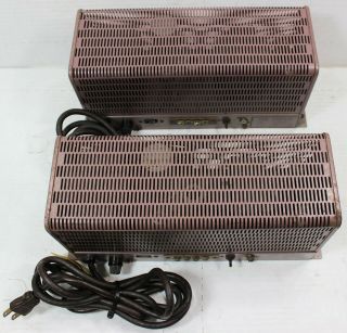 RARE Vintage MATCHING PAIR Fisher 30 - A Mono Tube Amps Amplifiers 3