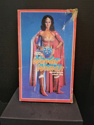 Wonder Woman Lynda Carter 1978 Dc Comics 200 Piece Puzzle Rare Vintage