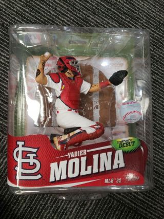 Mcfarlane Yadier Molina St.  Louis Cardinals Mlb Series 32 (rare Rookie Piece)