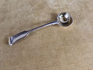 Antique Georgian Solid Silver Sauce Ladle Spoon Gilded Bowl Good Hallmarks